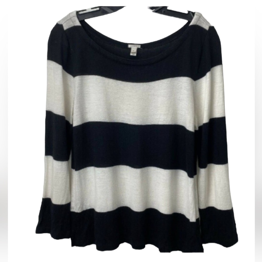J. Crew striped long sleeve shirt
